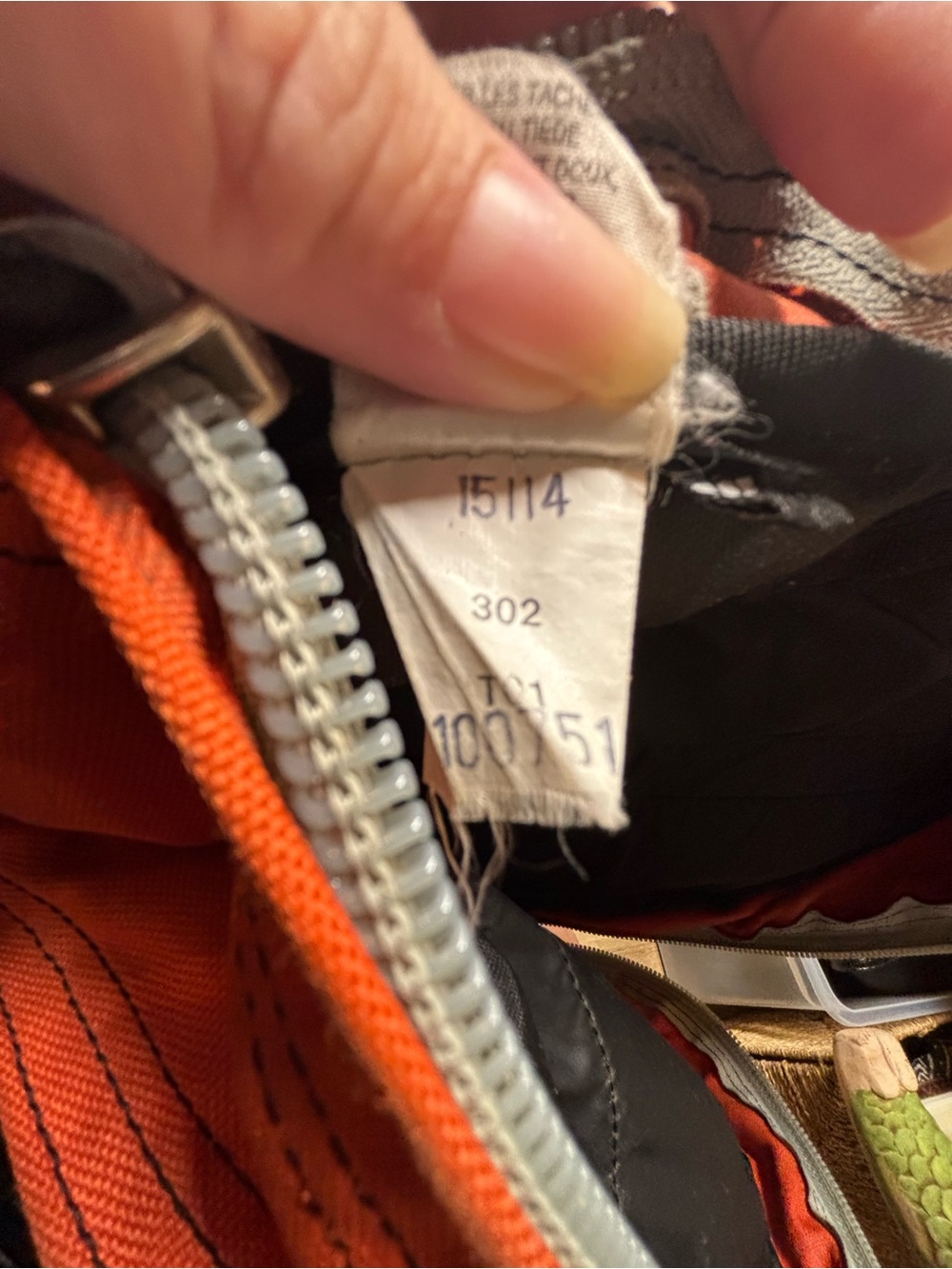 Vintage The North Face Recon Backpack Orange Grey Y2K Equipment Era - Picture 11 of 15
